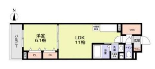 コモド戸越 302 間取り図