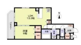 コモド戸越 101 間取り図