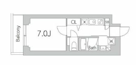グランデュオ西荻窪 (GranDuo Nishiogikubo) 402 間取り図