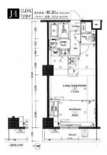 ブライズ方南町 5階 間取り図