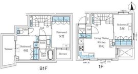 STANDZ柿の木坂 111 間取り図