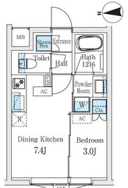 STANDZ柿の木坂 302 間取り図