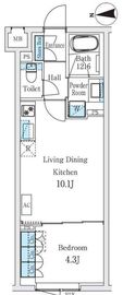 STANDZ柿の木坂 308 間取り図