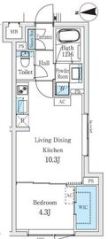 STANDZ柿の木坂 210 間取り図