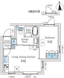 STANDZ柿の木坂 212 間取り図
