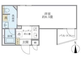 F-City住吉 401 間取り図