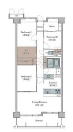 クラシアム大井町 105 間取り図