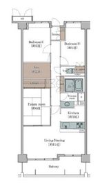 クラシアム大井町 403 間取り図