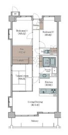 クラシアム大井町 401 間取り図