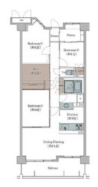 クラシアム大井町 107 間取り図