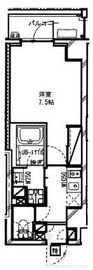 レジディア高円寺 203 間取り図