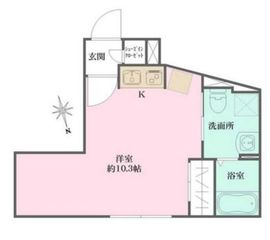 グローリオシェルト杉並方南町 203 間取り図