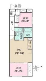 グローリオシェルト杉並方南町 301 間取り図