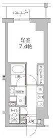 レジディア高円寺 603 間取り図