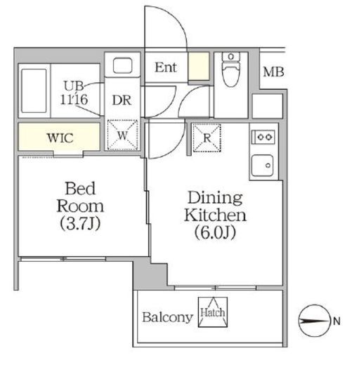 イプセ四谷テラス 303 間取り図