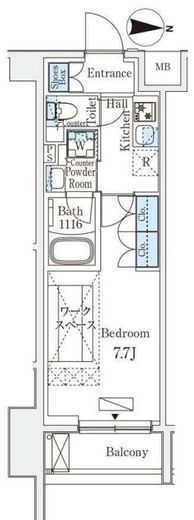 ARKMARK新宿西落合 (アークマーク新宿西落合) 111 間取り図