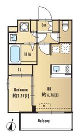ArtizA AKABANE (アルティザ赤羽) 202 間取り図
