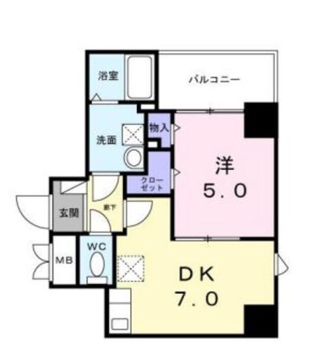 ロータス ザ・レジデンス入谷 903 間取り図