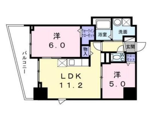 ロータス ザ・レジデンス入谷 901 間取り図
