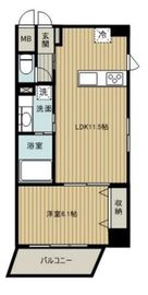 ZOOM北千住 2階 間取り図
