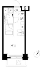 プレミアムキューブ横浜 4階 間取り図
