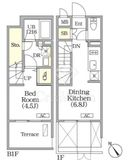 ユーレジデンス目黒東山 103 間取り図