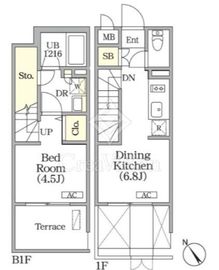 ユーレジデンス目黒東山 103 間取り図