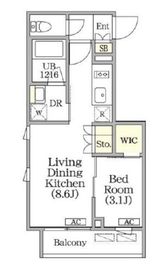 ユーレジデンス目黒東山 303 間取り図