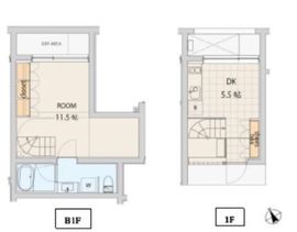 エスセナーリオ若松町 109 間取り図