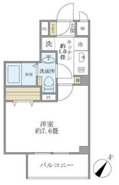 コンポジット渋谷初台 402 間取り図