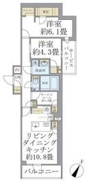 コンポジット渋谷初台 101 間取り図