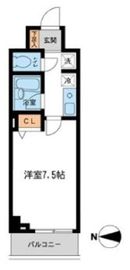 ドゥーエ西大島 205 間取り図