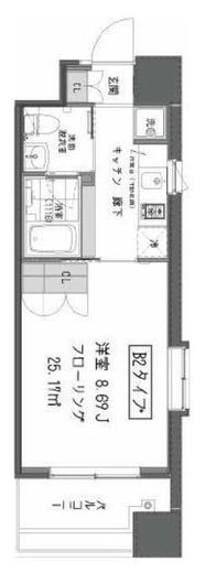 ガーデン蒲田 716 間取り図