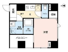 プレール・ドゥーク新丸子 5階 間取り図