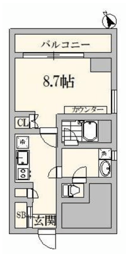シンフォニーシティ荻窪 6階 間取り図