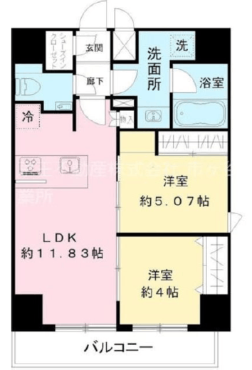 MODIER KOMAZAWA (モディア駒沢) 902 間取り図