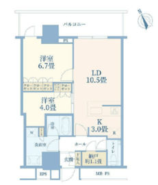 THE TOWER JUJO (ザ・タワー十条) 10階 間取り図