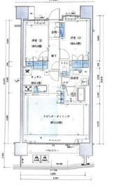 リビオ東中野ヒルトップ 15階 間取り図