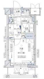 パレステュディオ代々木 3階 間取り図