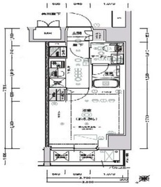 クレストタップ新横浜 613 間取り図