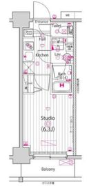 グランド・ガーラ横浜 10階 間取り図