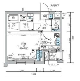 メインステージ信濃町 2階 間取り図