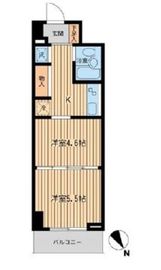 メゾン・デュ・オーラ 山下町 403 間取り図