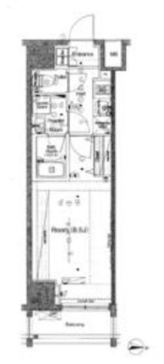 ブライズ方南町 5階 間取り図