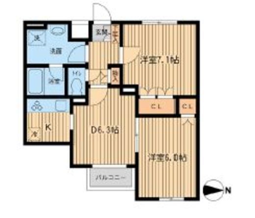 元麻布フォレストプラザ2 303 間取り図