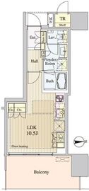 ブリリアタワー池袋 14階 間取り図