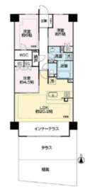 ザ・ライオンズ武蔵小杉 1階 間取り図