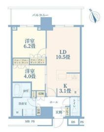 THE TOWER JUJO (ザ・タワー十条) 13階 間取り図