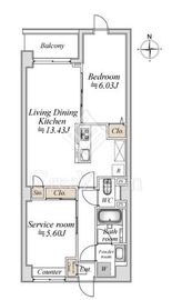 プライムガーデン赤塚 210 間取り図