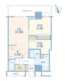 THE TOWER JUJO (ザ・タワー十条) 12階 間取り図